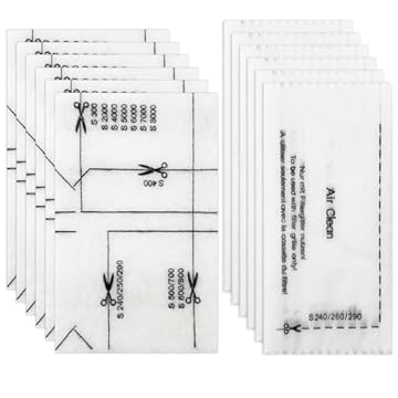 Newpop 12 Pezzi Filtro Aspirapolvere, Kit Sacchetto Aspirapolvere, Filtro per Aspirapolvere Sostituzione, Filtro di Protezione del Motore, Filtro Aria Aspirapolvere per Miele Aspirapolvere