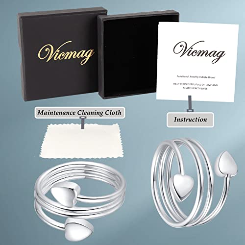 Vicmag Copper Magnetic Ring For Women, Copper Ring Ladies Fingers Thumb Valentine's Day Gift #TOP5