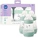MAM Easy Start Anti-Colic Bottle 5 oz (3-Count), Baby Essentials, Slow Flow Bottles with Silicone Nipple, Baby Bottles for Baby Boy, Blue