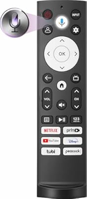 Replacement Remote for Hisense TV Remote with Voice Control & Bluetooth, Universal for Hisense Smart Google TV, Android, Vidaa, Laser, Canvas TVs, 4K UHD, HD, Mini-LED, ULED (2025-2015)