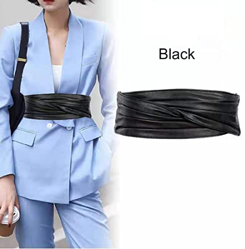 Women Retro Wide Corset Belt Obi Belt Waist Cinch Belts Fit Waist 26"-31"2