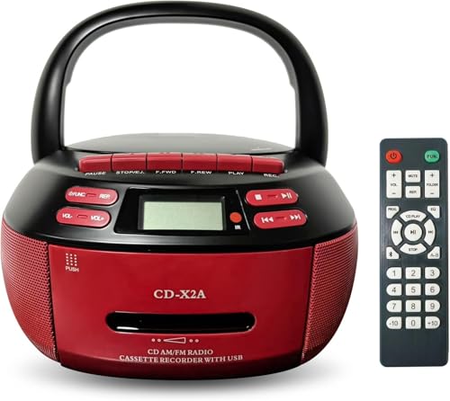Lecteur CD et cassette portable Bluetooth pour animer vos après-midi en famille