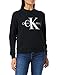 Produktbild Calvin Klein Jeans Damen Sweatshirt Core Monologo ohne Kapuze, Schwarz (Ck Black), M