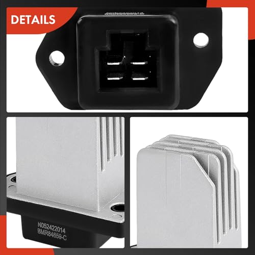 Image of A-Premium Front HVAC Blower Motor Resistor Compatible with Mazda Models | for MX-5 Miata 2006-2015