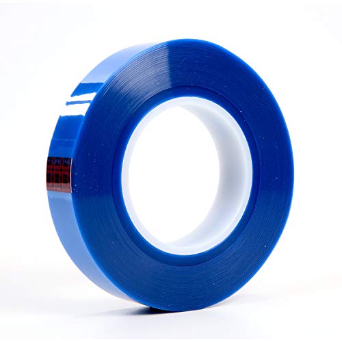 Image of 3M 62868-case Polyester Tape 8905 Plastic Core, 1 inch x 72 yd., Blue (Pack of 36)