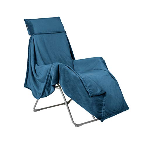Lafuma MOBILIER Fleece-Decke FLOCON, Relax Liegestühle, Farbe: Fjord, LFM5040-9283 45x25 cm