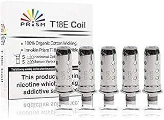 Prism T18E Coils 1.5 ohm for Innokin Endura T18E / T22E or T18 II Tank - Nicotine Free