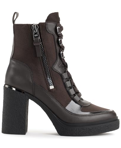 Image of DKNY Women's Toia Platform Combat Boot with Block Heel | Casual Boots