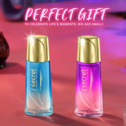 Image of Secret Temptation Perfume for Women Gift Set - Daisy & Jazz (2 x 30ml) | Premium Perfume for Women Long Lasting Fragrance