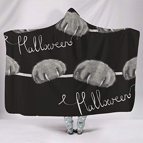 Künstlerische Wirkung Fotografie mit Kapuze Kapuzendeckenwickel, Lustiges Faultier Hoodie-Plüschdecke für Fernsehen Fotografie White