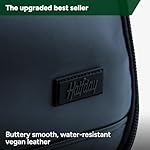 Halfday Convertible 2-in-1 Vegan Leather Premium Garment Duffel Weekender Bag 45L | Carry-On, Wrinkle-Free Travel, Hanging Suit Compartment, Shoe Pockets, Trolley Sleeve, Ocean - Image 5