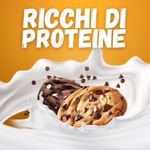 NÄTOO Biscotti Proteici Mix Pack - 8 Biscotti ad alto contenuto proteico (13g l'uno) - Senza olio di palma - Solo 243 calorie - Snack proteici ad alto contenuto di fibre - 3