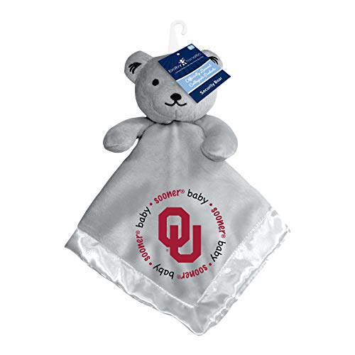 BabyFanatic Gray Security Bear - NCAA Oklahoma Sooners - Officially Licensed Snuggle Buddy