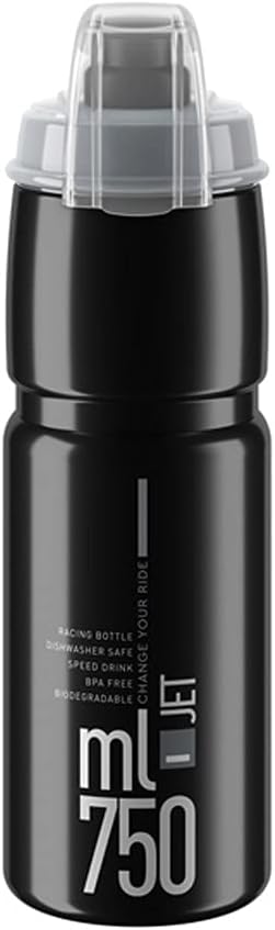 ELITEJet Biodegradable MTB, black with grey logo 750 ml, 709712