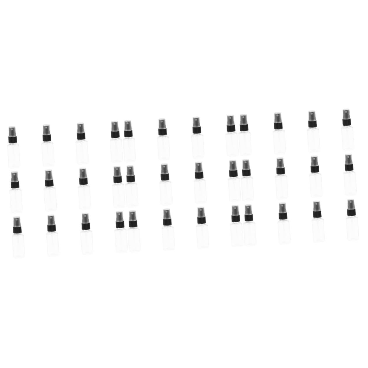 FOMIYES 3 Set Di Flaconi Spray Vuoti in Plastica Da 30 Ml Flaconi Da Viaggio Portatili Con Pulsante A Molla Per Profumo Dopobarba 12 Pezzi * 3