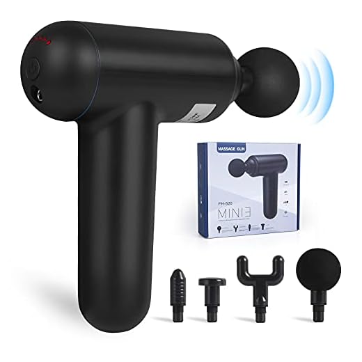 Skcoipsra Pistola de massagem, presentes para homens, mulheres, pai, mãe, massageador muscular de 800 g para alívio da dor nas costas do pescoço, massageador elétrico de 6 velocidades