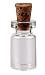 50pcs 0.5ml Size 11x18x6mm Small Mini Glass Bottles Jars with Cork Stoppers/ Message Weddings Wish Jewelry Party Favors/ - Size: Small Mini Glass Bottles Jars with Cork Stoppers/ Message Weddings Wish Jewelry Party Favors