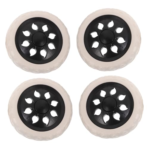 KOMBIUDA Easy Installation Wheelchair Accessory Replacement Casters for Shopping Cart Trolley Luggage Carts Sturdy Material