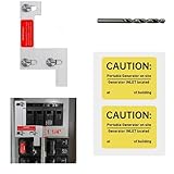 Generator Interlock Kit Compatible with ITE,Gould,Murray,Siemens,and Thomas and Betts,150 or 200 amp Panels,1 1/4 Inch Spacing Between Main Circuit Breaker and Generator Circuit Breaker,ITE-200A