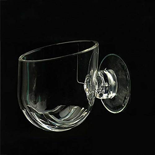 3Pcs Acrylic Aquatic Red Worm Cups, Water Planter Pots With 6 Suction Cups, Aquarium Magnifying Glass Shelf, Plant Holder For Live Fish Tank & Fresh Water #TOP3