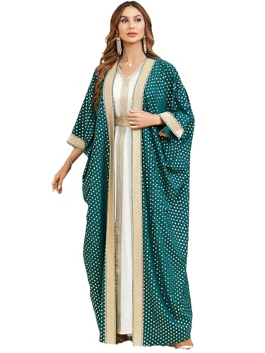 Kimono islamique femme avec coupe ample pour l'Aïd et Ramadan