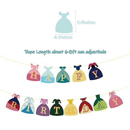 Full Win Shop FW-HB-1021 Princess Birthday Party Supplies,Happy Birthday Banner thumb #1