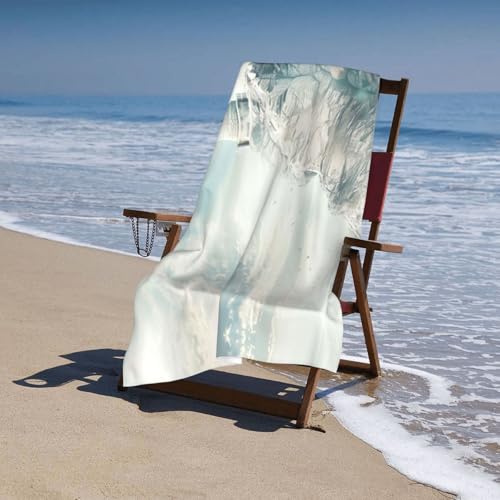 Serviette de bain microfibre ultra absorbante et douce grand format - 5