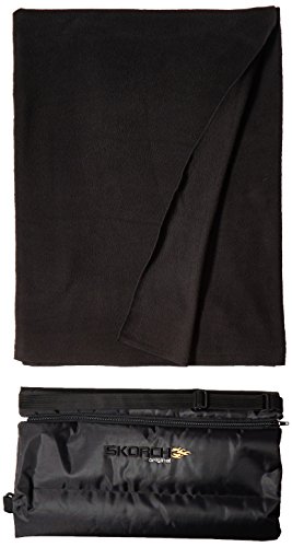 Enroute Unisex Back Comfort Cushion Blanket Travel Set, Black