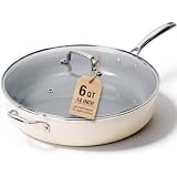 Kikcoin 14 Inch Deep Frying Pan