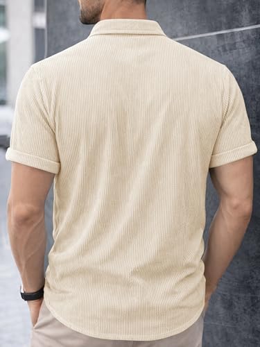 Image of Noble Monk Men's Polyester Regular Fit Solid Casual Shirt |Half Sleeve | |Stylish Shirt