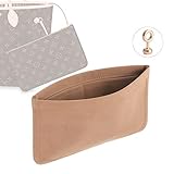 CANDYHONEY Purse Insert Organizer for LV Neverfull MM GM Zipped Pochette Clutch, Tote Bag Conversion...
