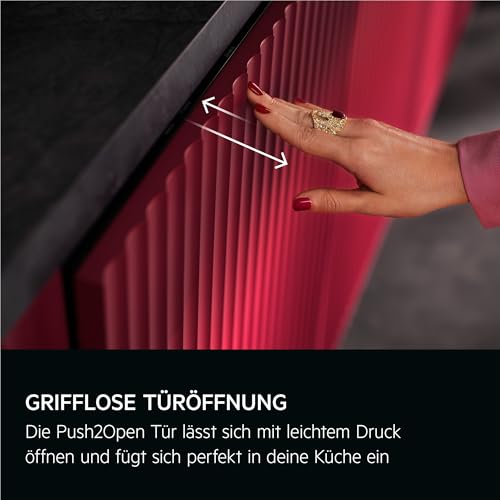 Vollintegrierter AEG 9000 XXL Geschirrspüler, 60cm, smarte WiFi Spülmaschine mit Hebefunktion, vielseitige Körbe, 5cm mehr Innenraum, flüsterleise 36 dB, A-10%, TimeOnFloor, Push2Open, GI9700X4PC