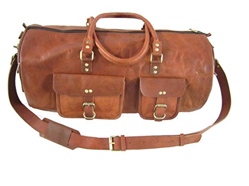 Sac fourre-tout en cuir ciré VE0027 fait main d'exception