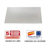 Simon Rack Ściana narzędziowa metalowa, panel perforowany na narzędzia, 900x400x35 mm, 17 elementów, idealna do warsztatu i garażu, kolor Ocynkowane