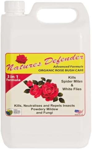 Natures Defender Plant Spray 5000ml Eliminates Spider Mites, Aphids & White Flies. Neutralises & Repels Insects, Powdrey Mildew & Fungi