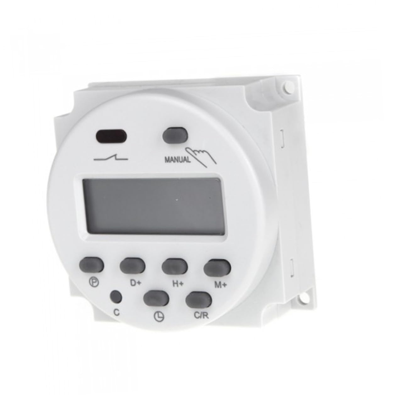 Gadpiparty Timer per Conto alla Rovescia Meccanico da 3 Pezzi 12v Dc Timer Programmabile 16a @ 250vac Display Lcd di Facile Lettura
