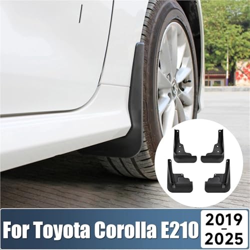 Protector de cejas rueda compatible con Toyota Corolla E210 2019-2025 guardabarros 2