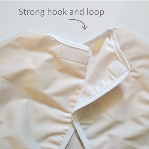 Madrona Brands Full Sleeve Waterproof Toddler Baby Bib | Arts & Crafts Smock Cover, Paint Apron | Fits Kids 1-3 Years3