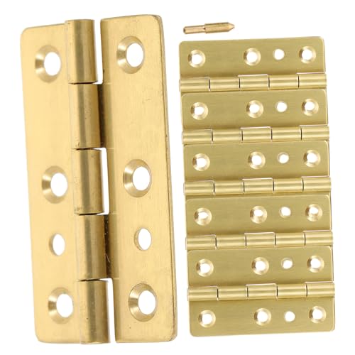 KICHOUSE 6pcs Piano Hinges for Jewelry Box Cabinet Doors Heavy Duty Continuous Hinges (no Screws Included)