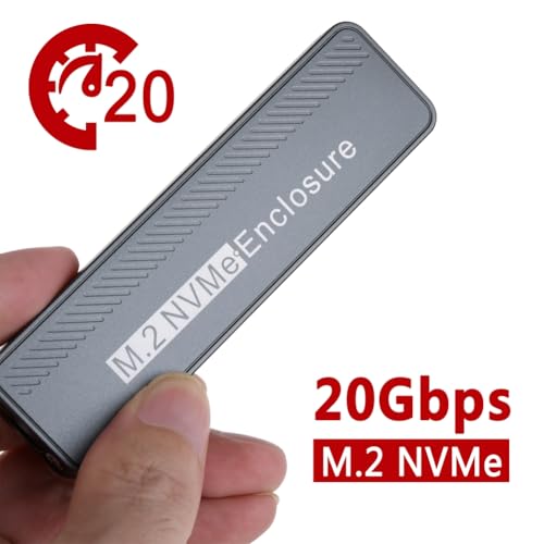Boîtier NVMe M.2 USB C 20Gbps anti-surchauffe pour transferts stables - 3