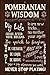 SMART BLONDE Pomeranian Wisdom Novelty Metal Large Parking Sign LGP-1567