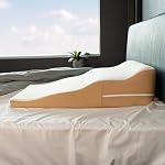 Avana Contoured Bed Wedge Support Pillow for Side Sleepers with Cool Gel Memory Foam