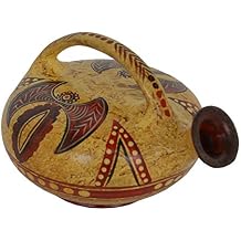 Estia Creations Minoan Art Pottery Mini Ceramic Vessel - Labrys - Ancient Crete