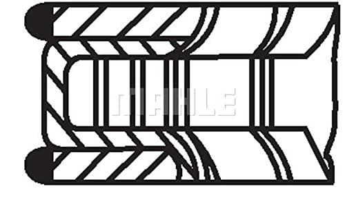 Mahle Original 022 16 N0 Set Anelli Elastici Pistone - 3