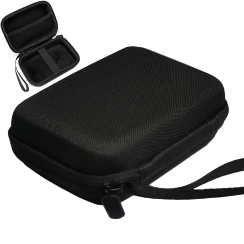 QFDSHOPCO GPS Case Hard Carrying Case Protective Case Zipper Bag Compatible with Garmin Edge Explore 2 Garmin Edge 1050 1040 1030 Plus 850 840 830 820 550 540 530 Cables and Varia RTL515 Radar (black)