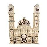 Design accrocheur : conçu avec un design de château en bois, ce calendrier de compte à rebours met en valeur l'art complexe combiné à des lumières et des brillants, ajoutant une touche charmante à n'importe quel espace tout en complétant les environnements festifs traditionnels ou modernes pour des célébrations mémorables.