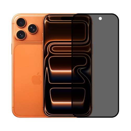 SAFEUS Tam Kaplayan Hayalet Parmak İzi Bırakmayan Safir Ekran Koruyucu Cam, iPhone 17 Pro Max İle Uyumlu