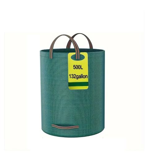 Garden Waste Bag,Ompinda 500L Lightweight and Portable Yard Trash Bag large leaf bags with handles for Garden Leaves and Waste Collection