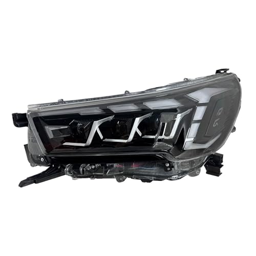 Head Lamp Compatible with Toyota Hilux LED Headlight 2021-2024 Headlight Hilux DRL Turn Signal High Beam Angel Eye Projector