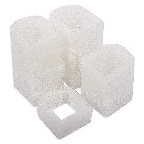 MyfatBOSS Cat Water Fountain Filter Replacement Pet Fountain Replacement Foam Filters Compatible with Petsafe Drinkwell Pet Fountain Filters for Drinkwell Stainless Steel 360 Water Fountain 12PCS